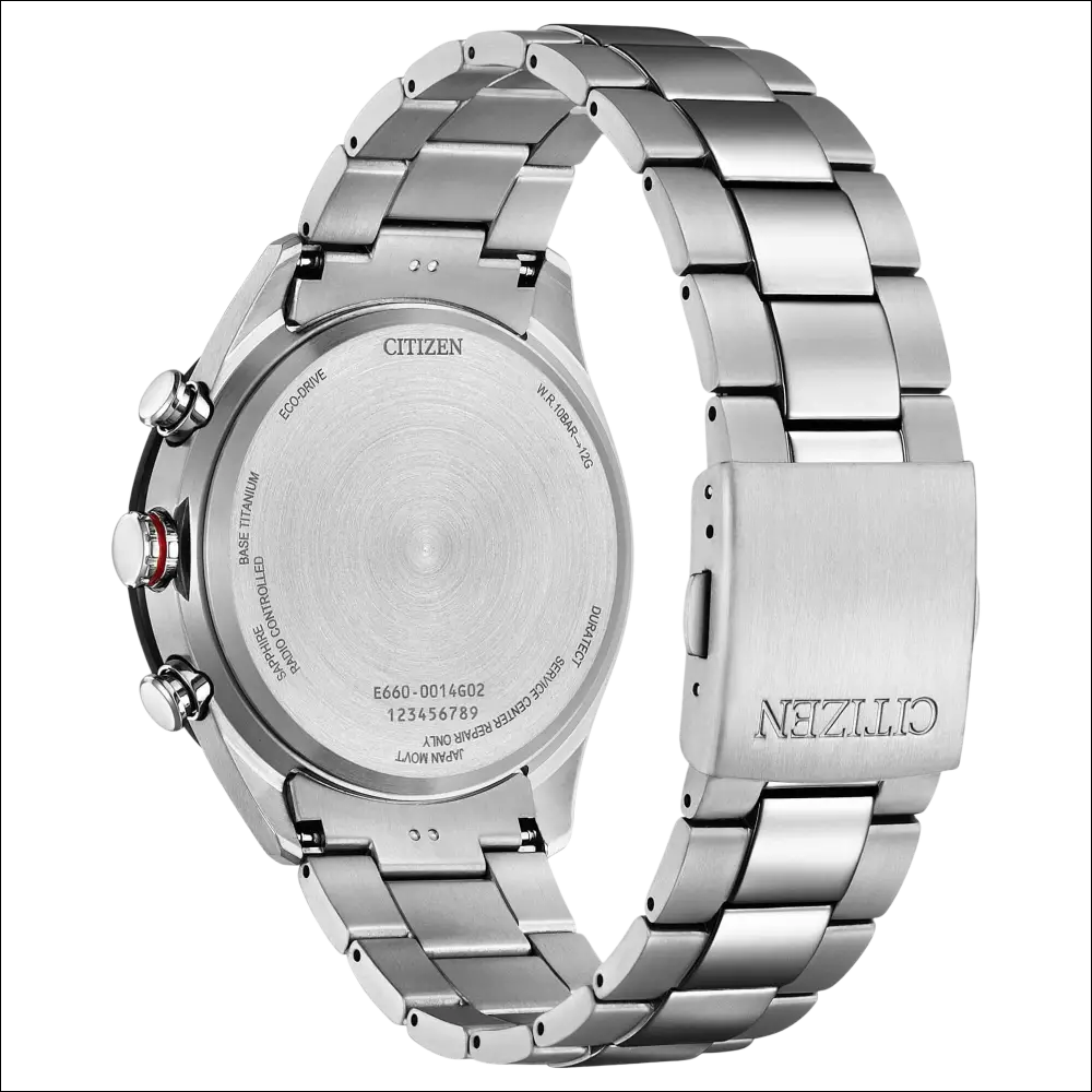 CITIZEN Radiocontrollato Crono H660 SuperTitanio CB5945-85L|bonini-gioielli