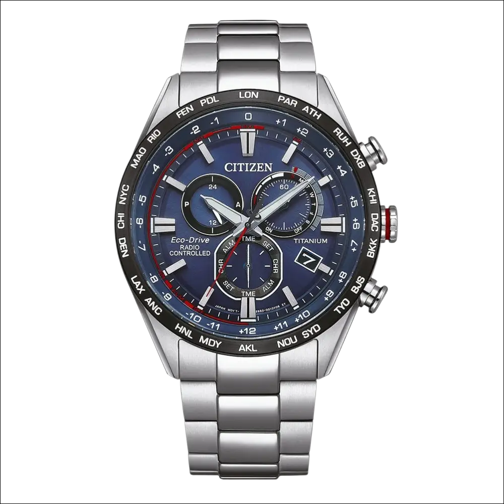 CITIZEN Radiocontrollato Crono H660 SuperTitanio CB5945-85L|bonini-gioielli
