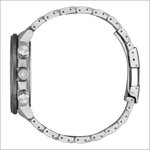 Orologio CITIZEN Radiocontrollato Geo Trekker BY3006-53H in acciaio silver con cronografo