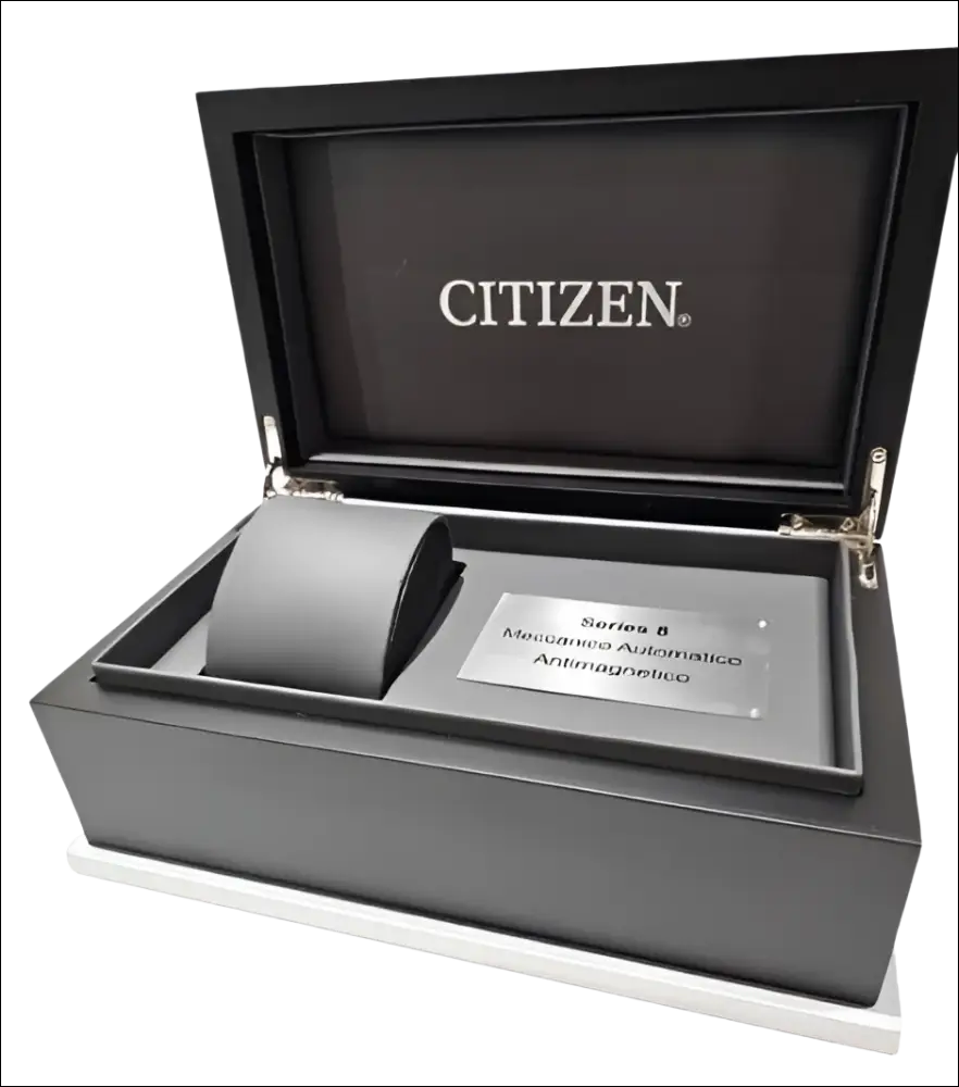 Cinturino grigio testurizzato Citizen Serie 8 NB6060-58L in scatola nera