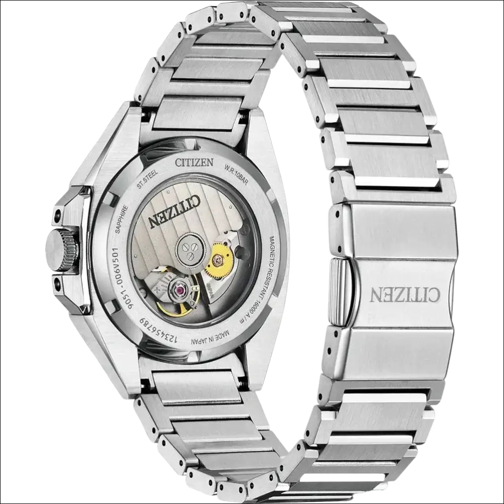 Citizen Serie 8 Premium Automatico: retro orologio in acciaio con movimento esposto