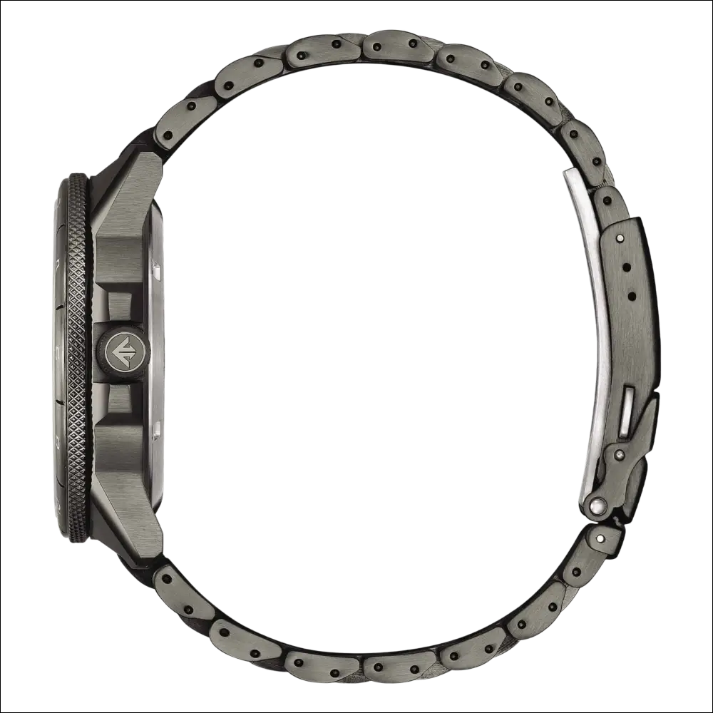 Bracciale orologio CITIZEN Sky GMT Promaster grigio scuro metallico testurizzato