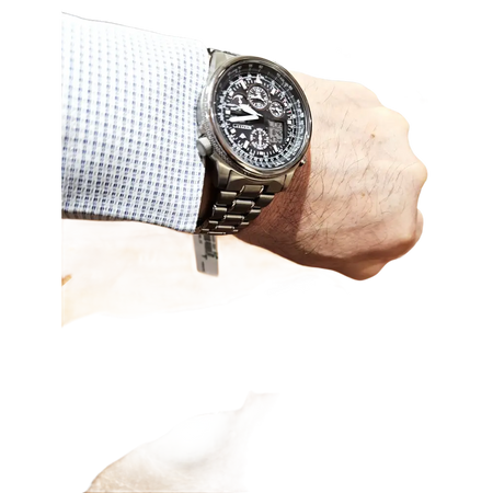 Orologio Citizen Eco-Drive SuperPilot Titanio Radiocontrollato con cassa in titanio e quadrante nero