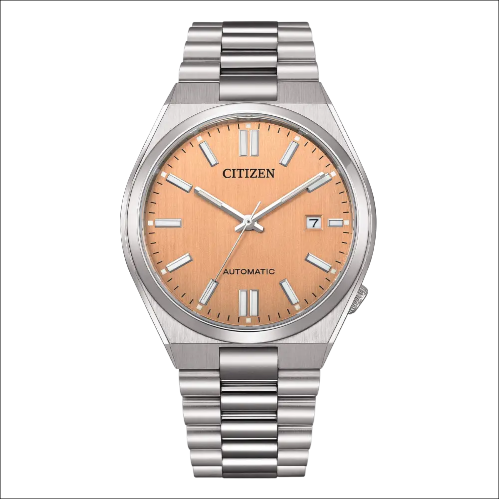 Orologio automatico Citizen Tsuyosa NJ0159-86Z Salmone, quadrante pesca