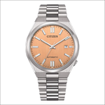 Orologio automatico Citizen Tsuyosa NJ0159-86Z Salmone, quadrante pesca