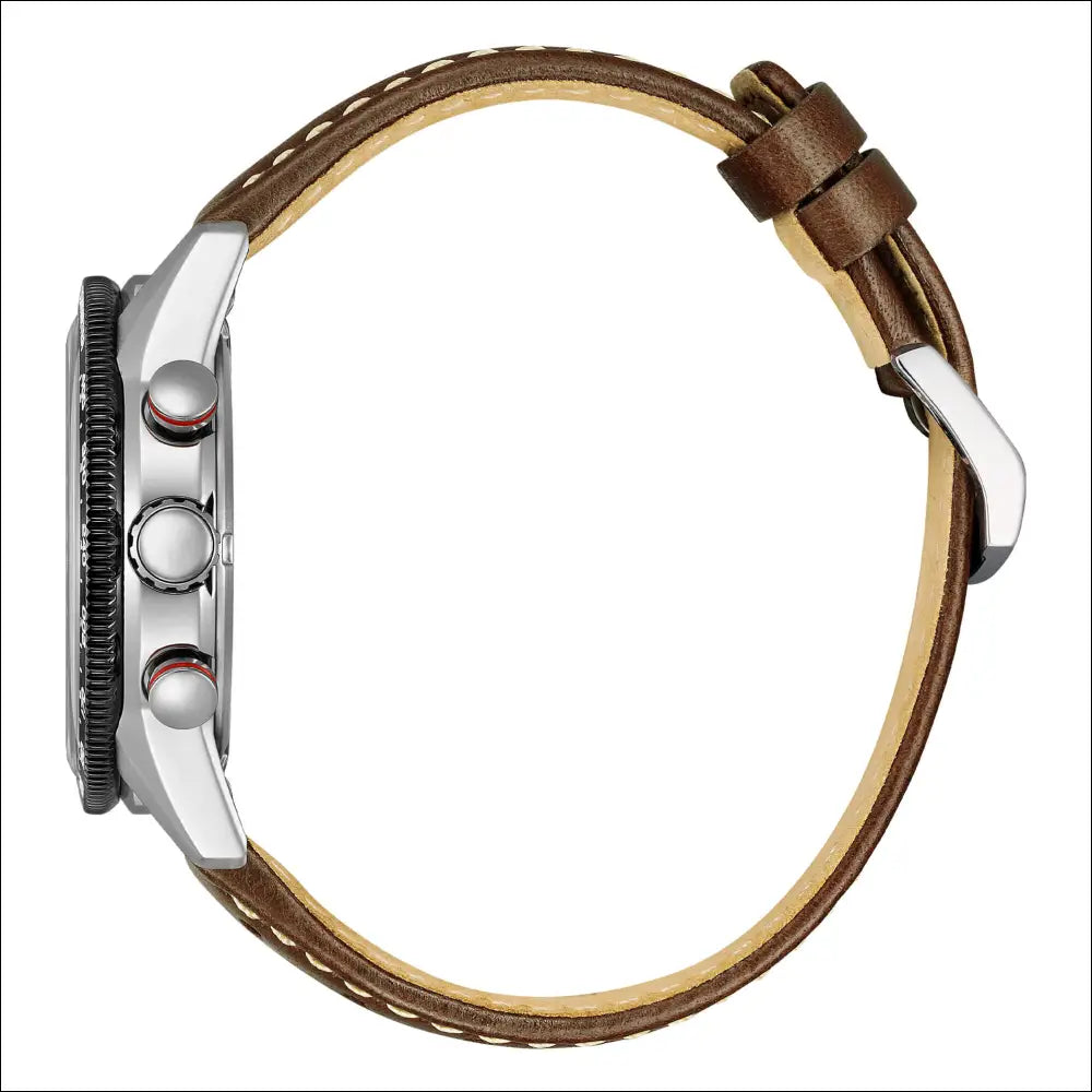 CITIZEN uomo Chrono OF 2026 cinturino pelle CA4714-04A|bonini-gioielli