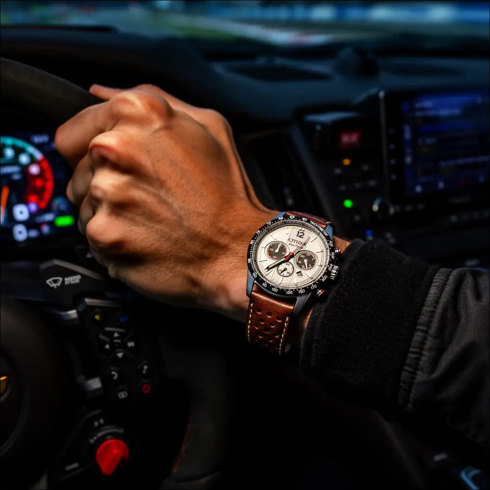 CITIZEN uomo Chrono OF 2026 cinturino pelle CA4714-04A|bonini-gioielli