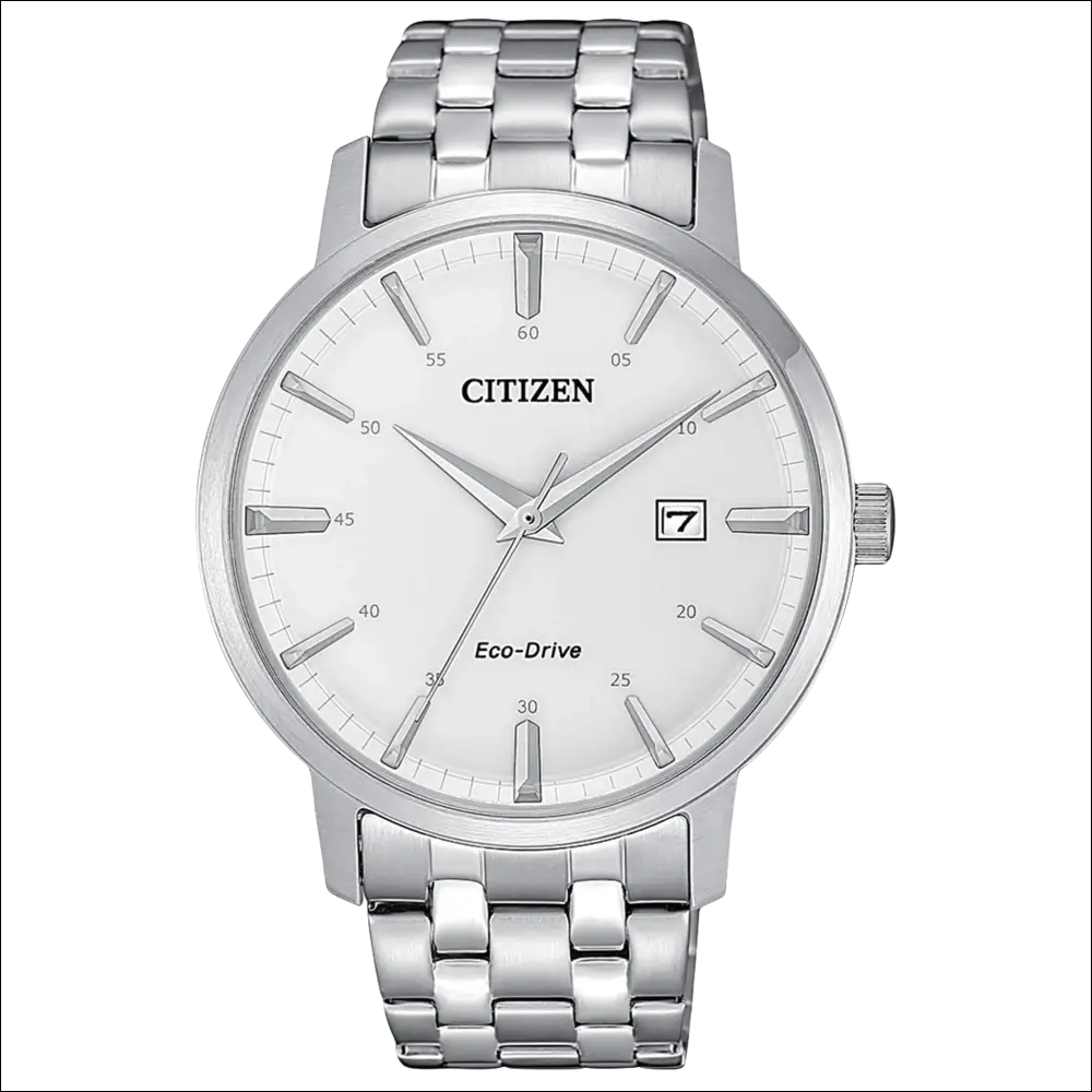 Orologio CITIZEN Uomo Classico Eco-Drive BM7460-88H in acciaio inox con quadrante bianco