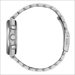 Orologio Citizen Zenshin Crono SuperTitanio in acciaio silver con bracciale lucido e tre pulsanti laterali