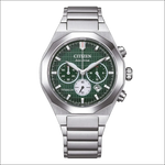 CITIZEN Zenshin Senkei Crono SuperTitanio quadrante verde CA4691-59X|bonini-gioielli