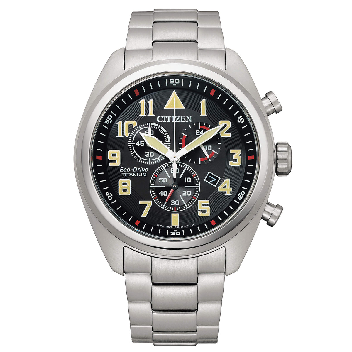 Orologio CITIZEN uomo Cronografo SuperTitanio Eco-Drive AT2480-81E|bonini-gioielli
