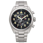 Orologio CITIZEN uomo Cronografo SuperTitanio Eco-Drive AT2480-81E|bonini-gioielli
