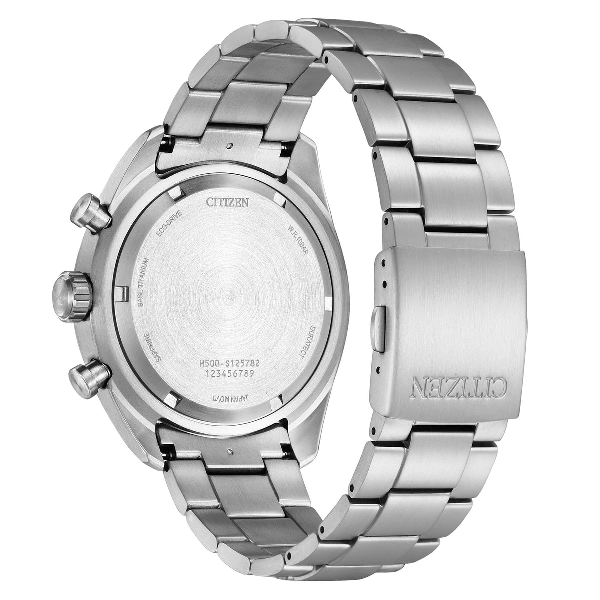 Orologio CITIZEN uomo Cronografo SuperTitanio Eco-Drive AT2480-81E|bonini-gioielli