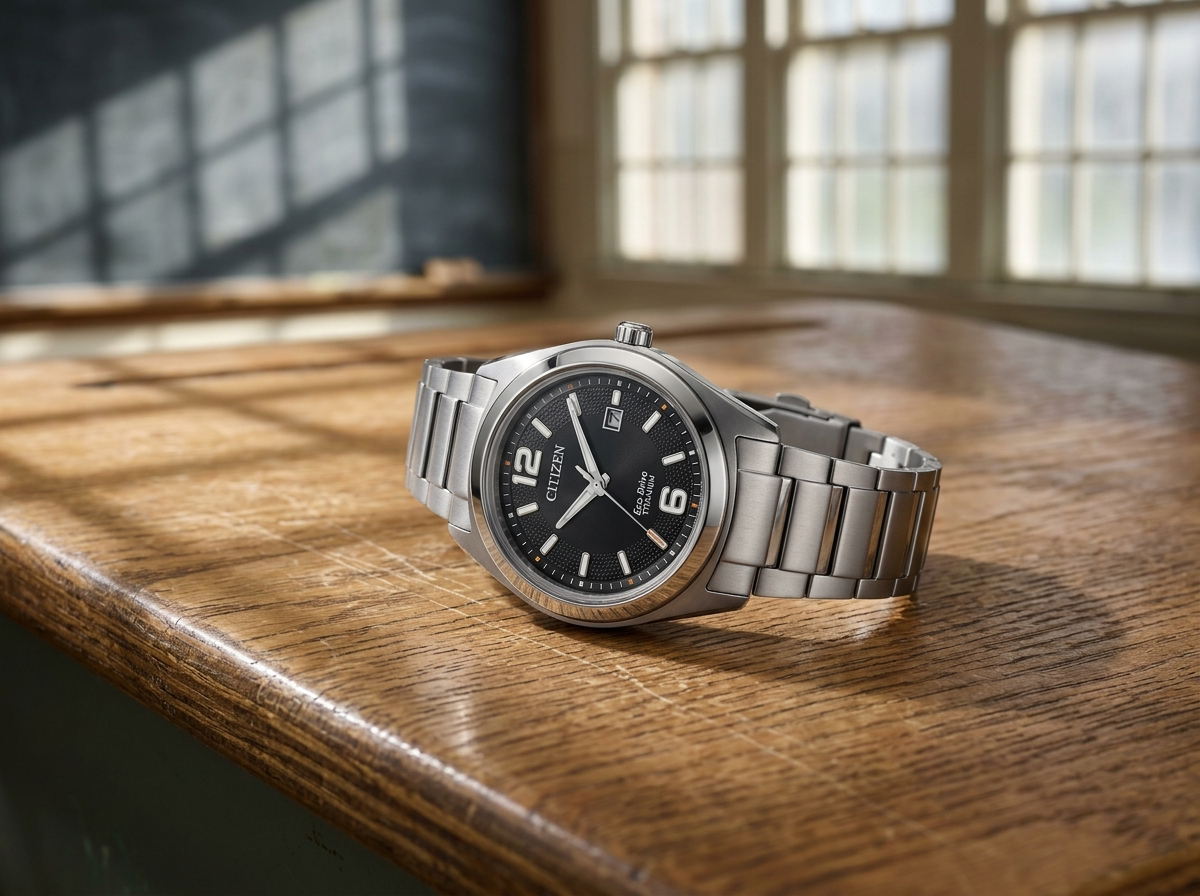 Orologio CITIZEN uomo SuperTitanio Eco-Drive solo tempo AW1641-81E|bonini-gioielli