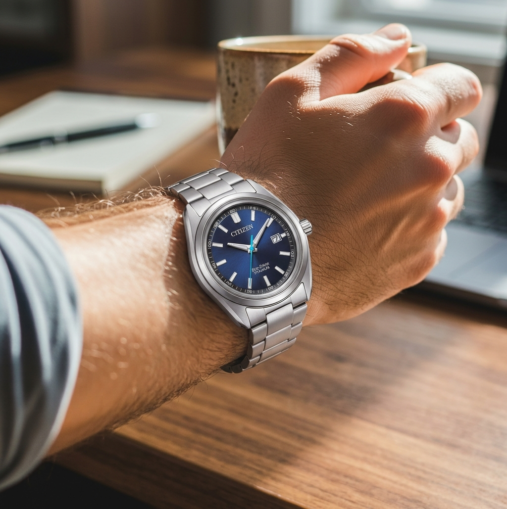 Orologio CITIZEN Uomo SuperTitanio 1900 AW1900-50L|bonini-gioielli