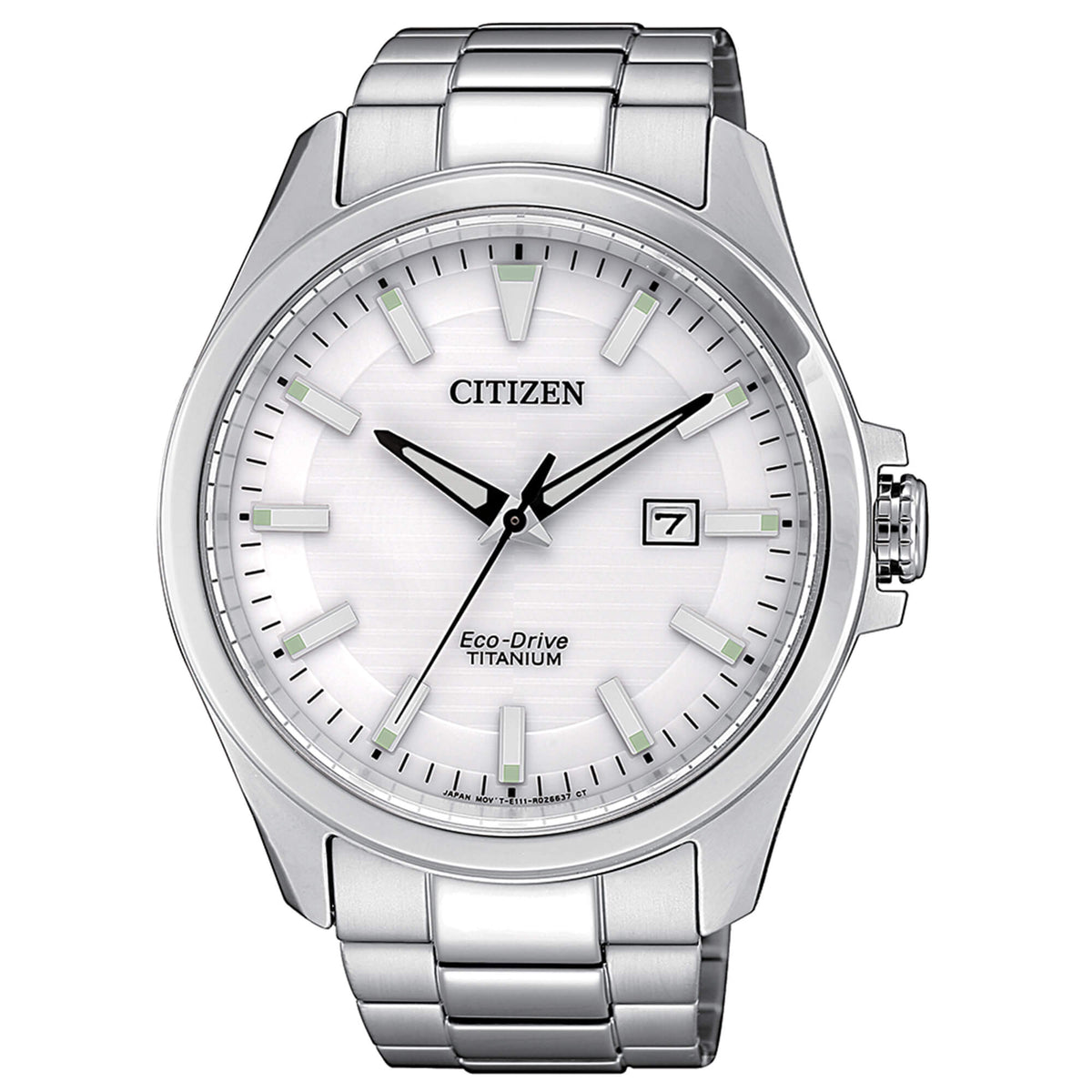 Orologio CITIZEN uomo solo tempo SuperTitanio Eco-Drive BM7470-84A