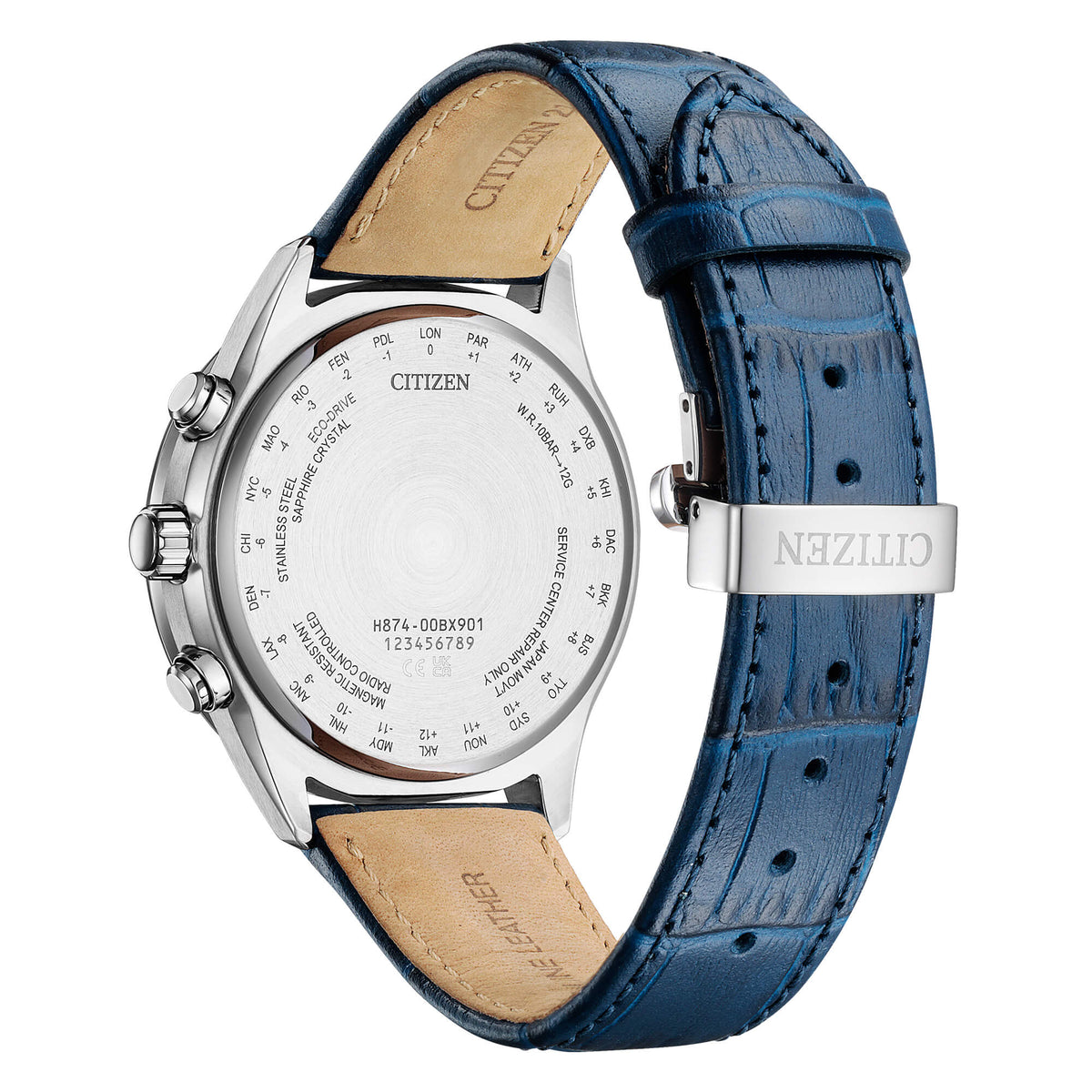 CITIZEN RadioControllato Moonphase acciaio TSUKI-YOMI BY1030-09A|bonini-gioielli