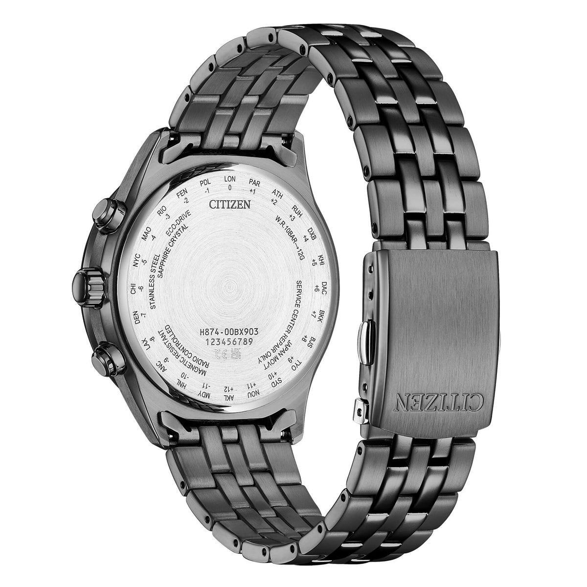 CITIZEN RadioControllato Moonphase TSUKI-YOMI grigio BY1037-51H|bonini-gioielli