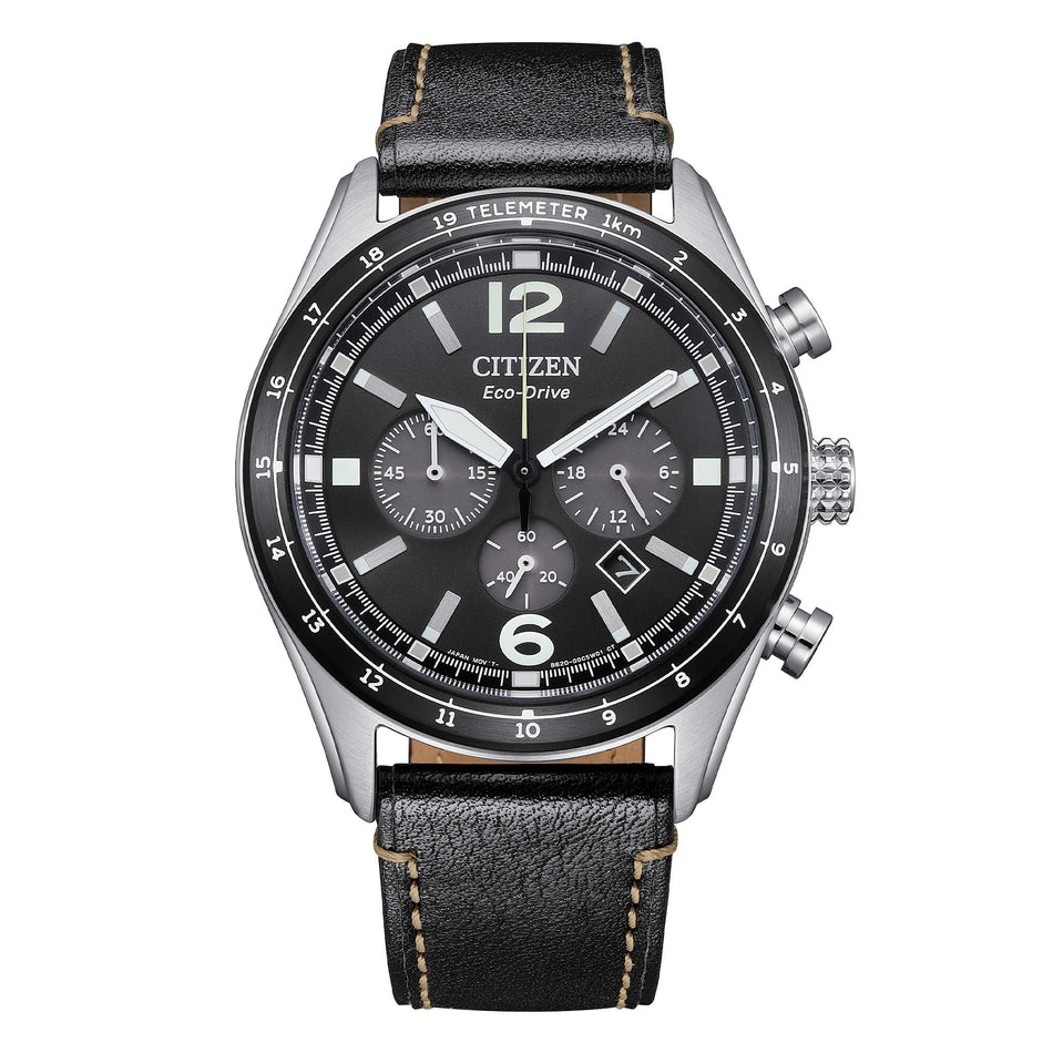 orologio citizen uomo cronografo Aviator CA4654-04E|bonini-gioielli