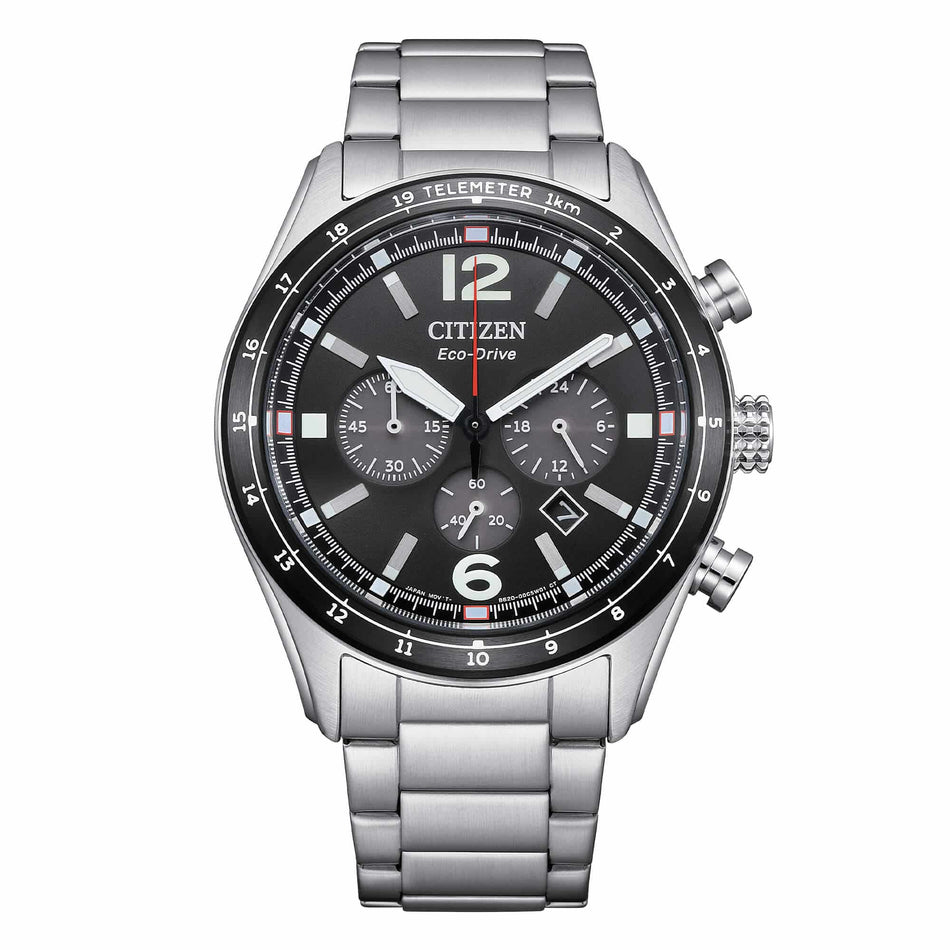 orologio citizen uomo cronografo Aviator CA4654-55E|bonini-gioielli