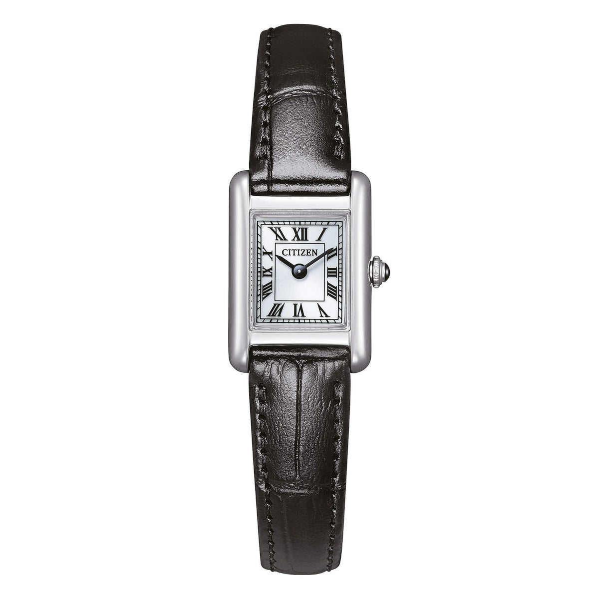 Citizen Lady rettangolare acciaio Kii EG2790-12A|bonini-gioielli