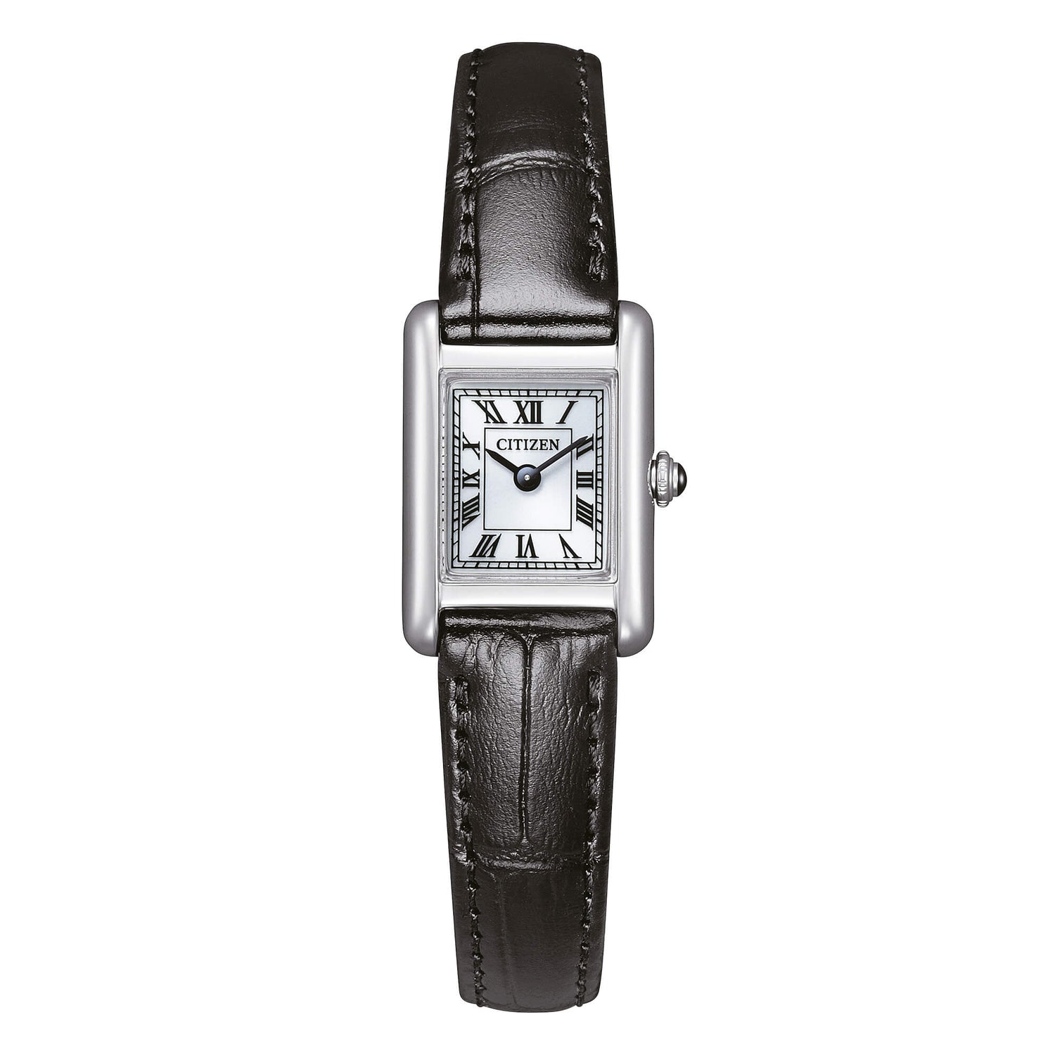Citizen Lady rettangolare acciaio Kii EG2790-12A|bonini-gioielli