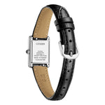 Citizen Lady rettangolare acciaio Kii EG2790-12A|bonini-gioielli