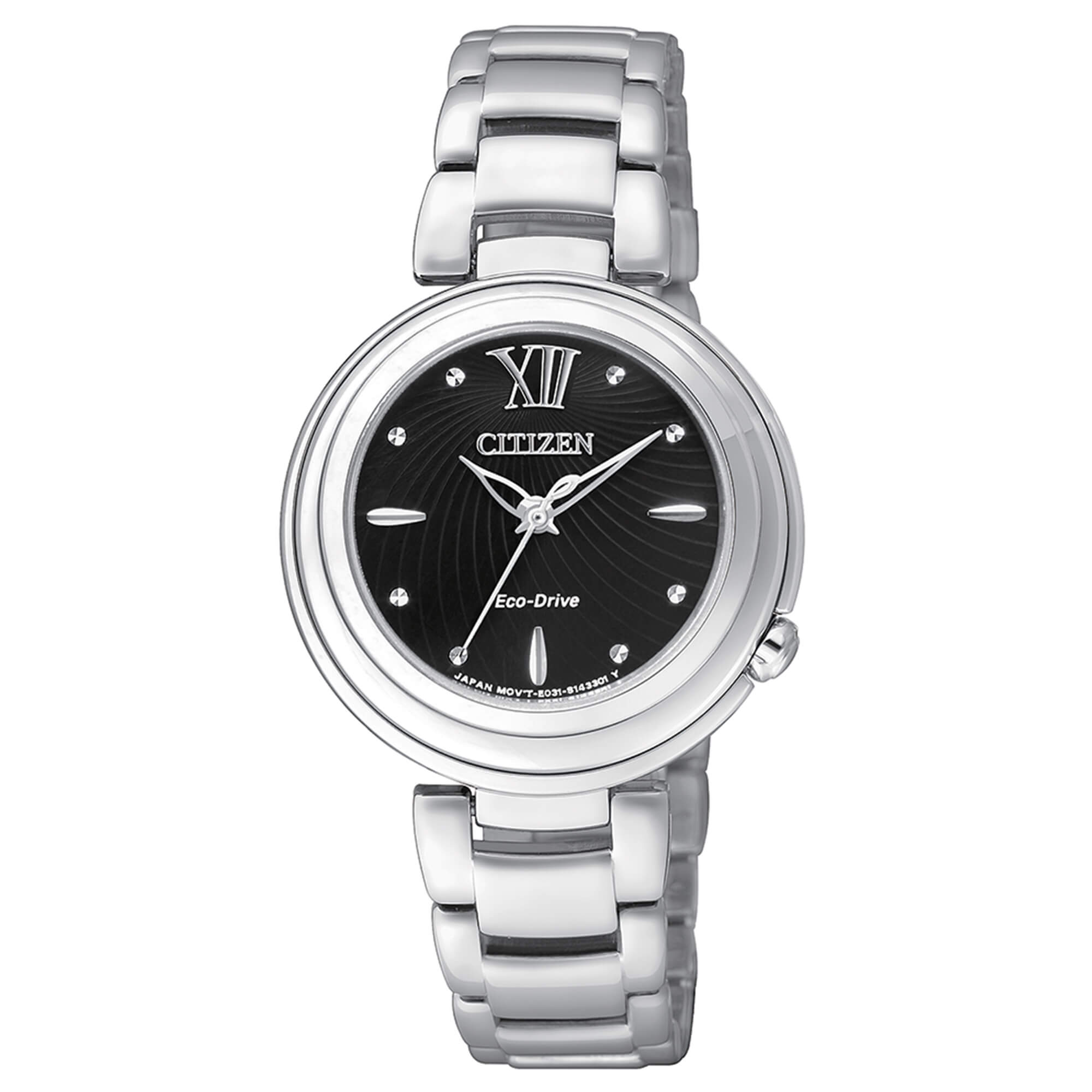 orologio citizen donna Eco-Drive in acciaio EM0331-52E|bonini-gioielli