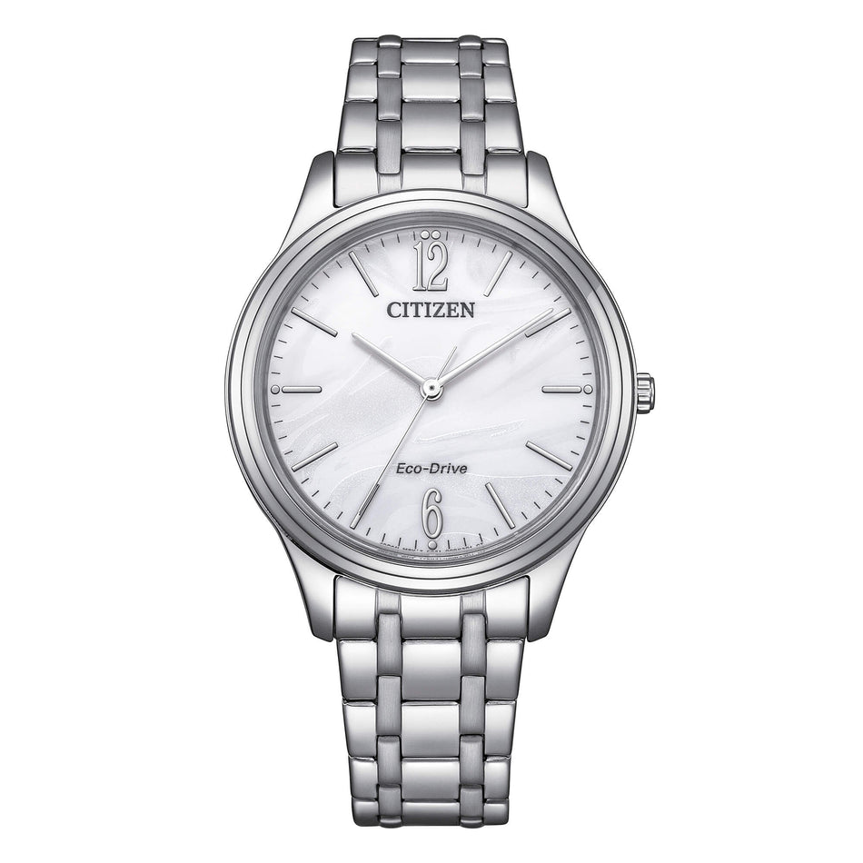 orologio citizen donna Elegant acciaio Eco-Drive EM0411-71A|bonini-gioielli