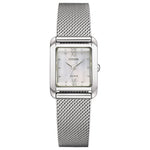 Orologio CITIZEN donna rettangolare bracciale maglia Milano EW5590-62A|bonini-gioielli