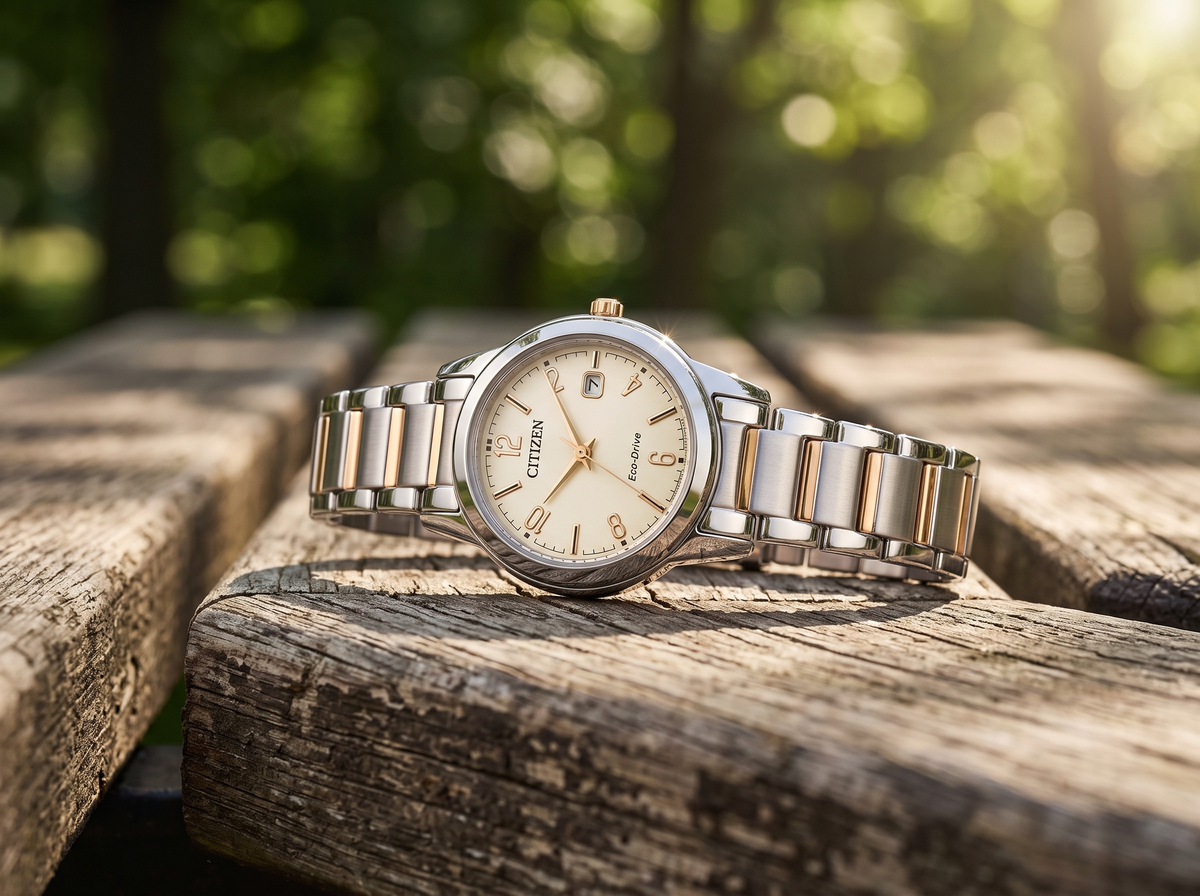 Orologio CITIZEN donna bicolore Eco-Drive OF Action FE1244-72A|bonini-gioielli