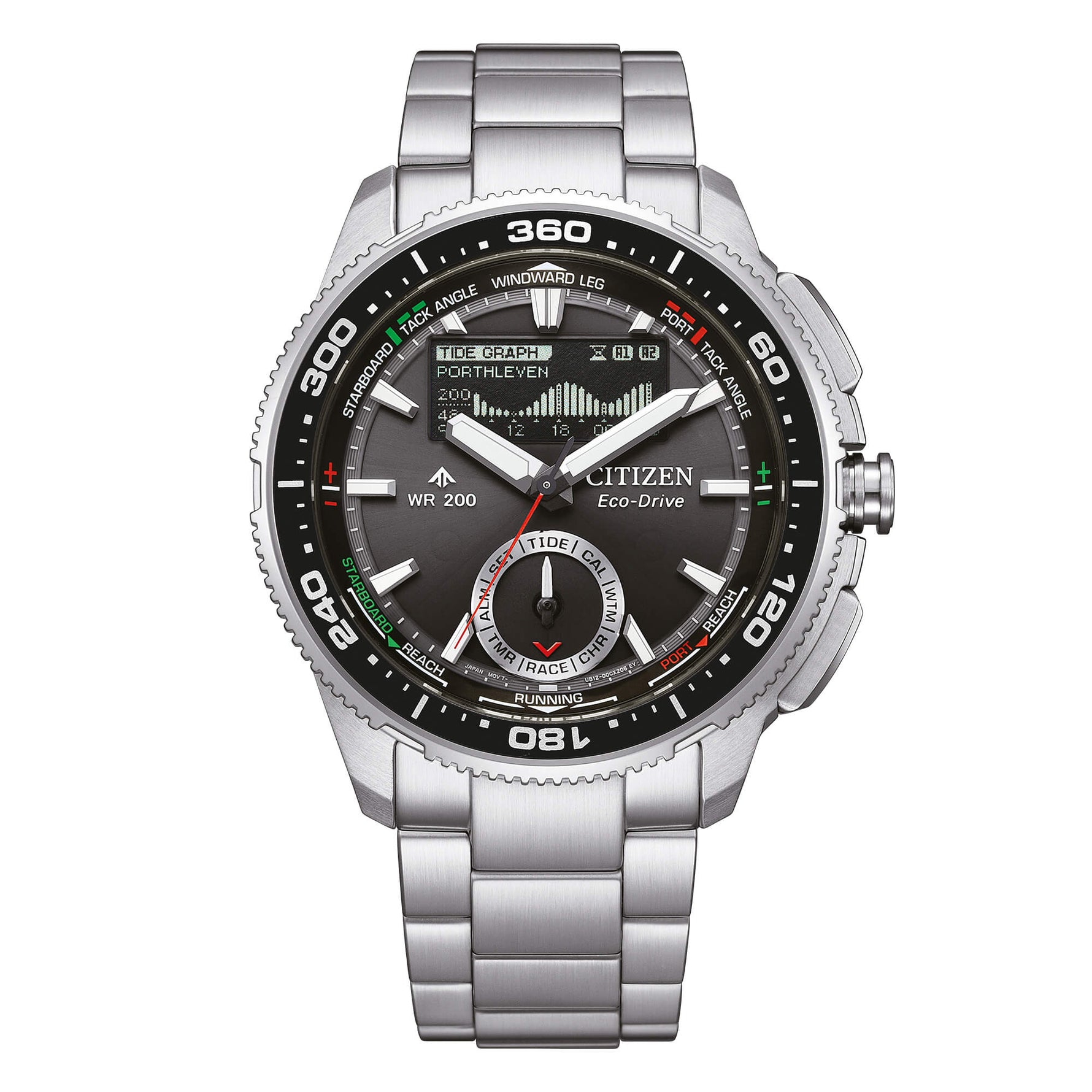 CITIZEN Promaster Eco-Drive New Wave Tracker acciaio JV3001-53E|bonini-gioielli