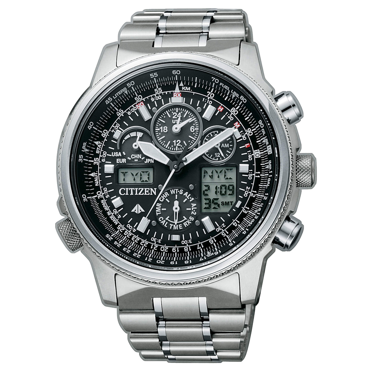Citizen Super Titanio Radiocontrollato Super Pilot Sky JY8020-52E|bonini-gioielli