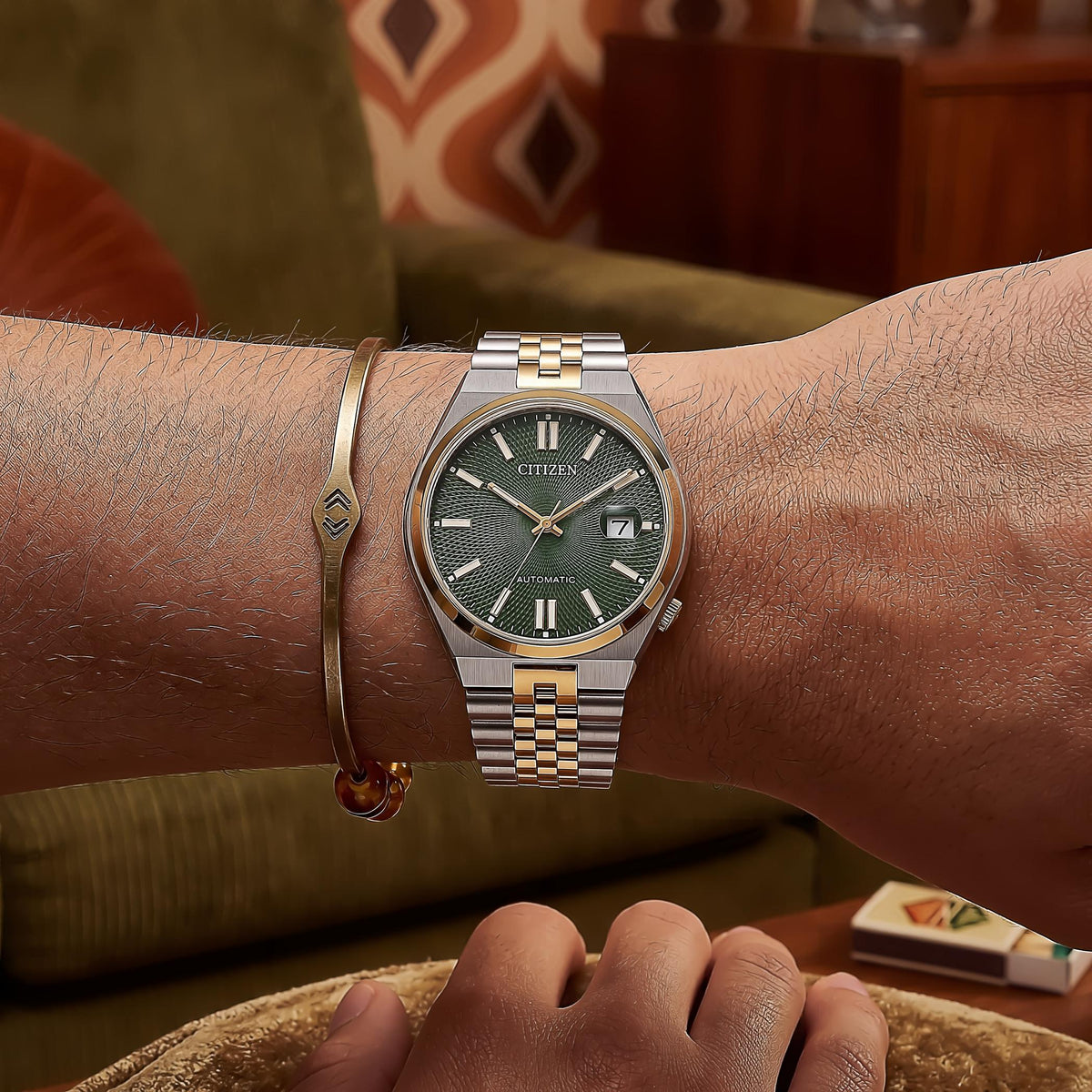 CITIZEN Meccanico Tsuyosa 60 Bicolore NK0024-54X|bonini-gioielli