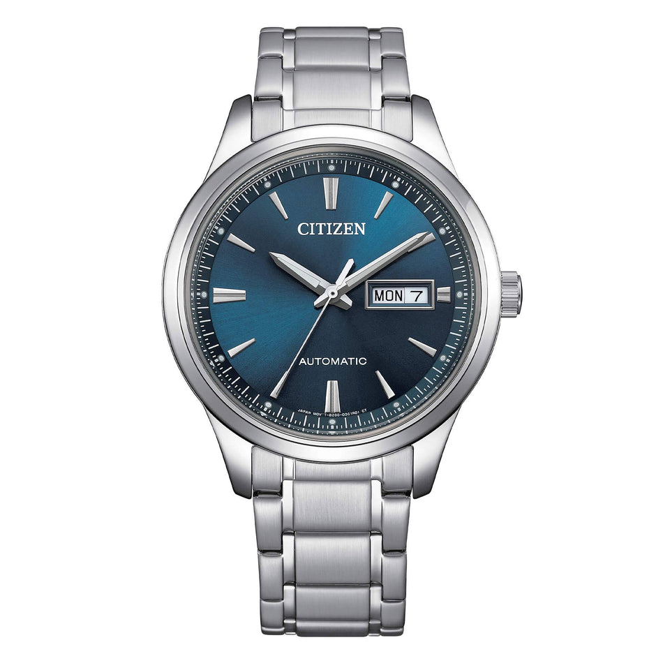 orologio citizen uomo automatico giorno e data NY4058-79L|bonini-gioielli