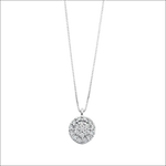 Collana Ambrosia Dea di Luce in oro bianco con zirconi AGZ 398