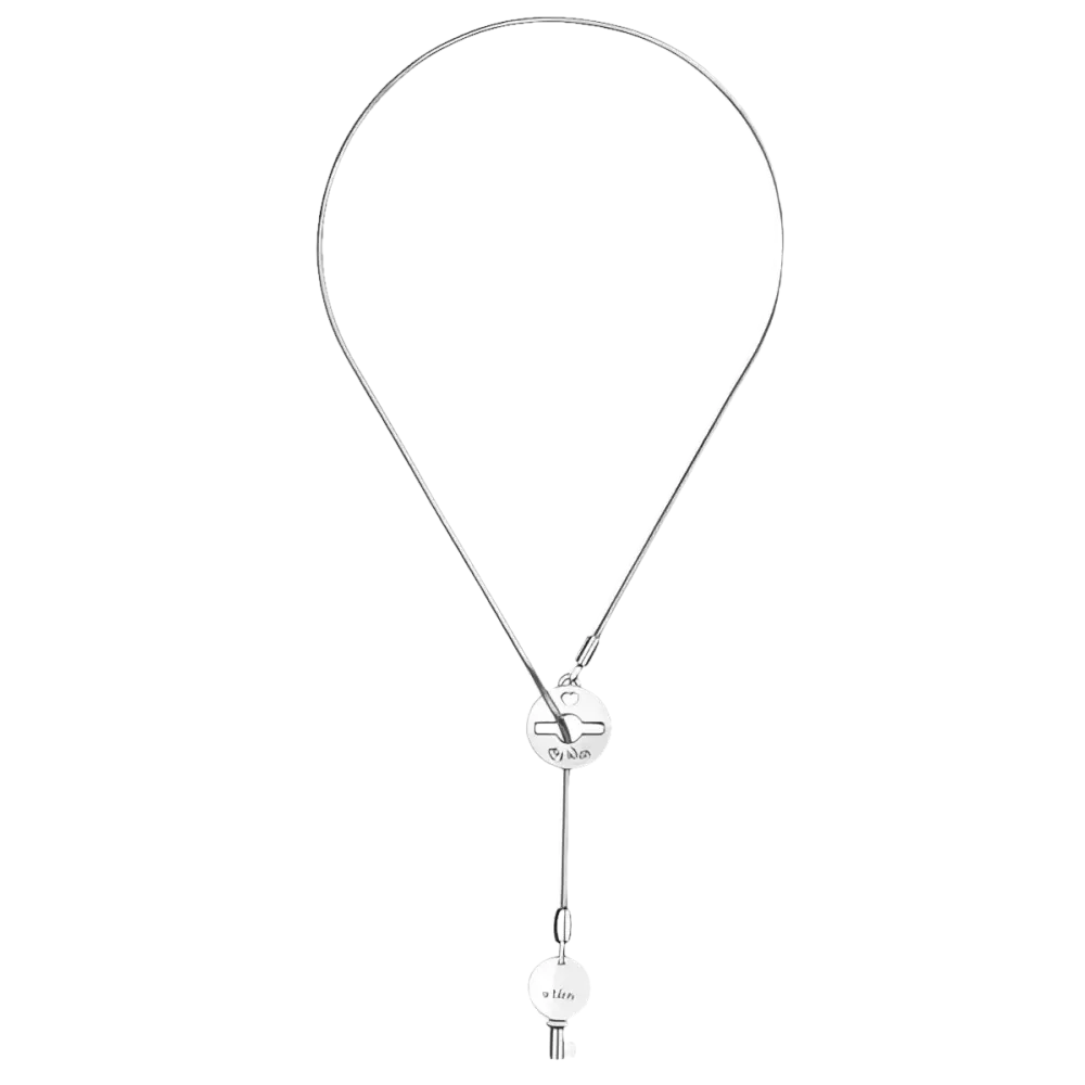 Collana Argento My Wish Chiave del Desiderio con pendente a forma di chiave in tono argento