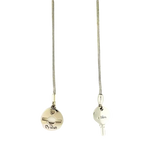 Collana argento My Wish Chiave del Desiderio con charm cuore e chiave con incisi bliss