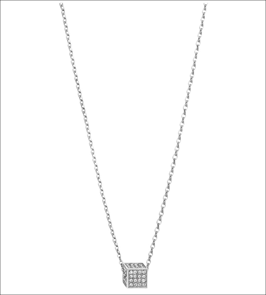 Collana CALVIN KLEIN Rocking con catena in argento e pendente con diamanti cubic