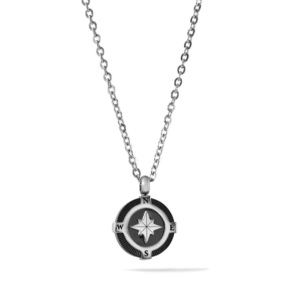 Collana COMETE Uomo Navy Acciaio Nero UGL761 |bonini-gioielli