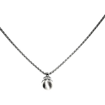 Collana Galileo Oro Bianco Sparkling Glamour con catena argento e pendente di perla lucente