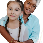 Due bambini con bratelli e collana gioiello in argento e smalto Signor Esse GLA 234