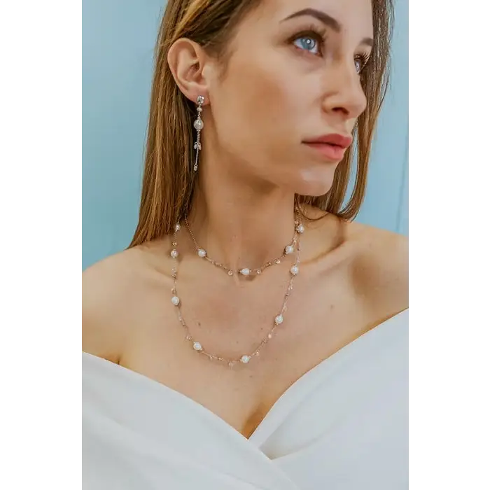 collana lunga argento Cromatica Inverno GLA 277 COMETE|bonini-gioielli