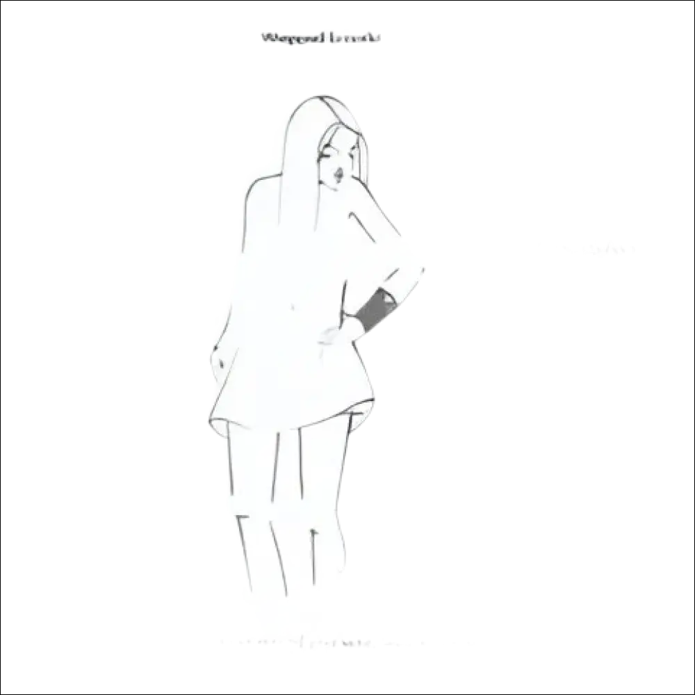 Schizzo di una donna con un bracciale avvolgente sulla collana lunga Donna Calvin Klein Impulsive Oro Rosé