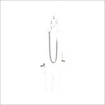 Schizzo di moda donna con abito semplice e lunga collana Calvin Klein Impulsive Oro Rosé