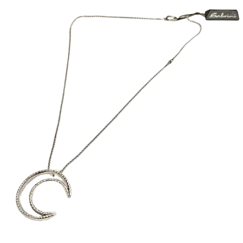 collana oro bianco e diamanti ct 0,55 Luna Salvini | bonini-gioielli