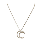 collana oro bianco e diamanti ct 0,55 Luna Salvini | bonini-gioielli