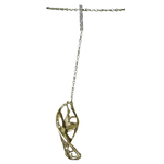 Collana Oro e Diamanti Comete GLB 524 con pendente in oro, argento e diamanti