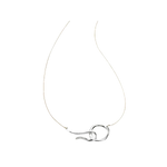 Collana oro rosa e argento Sign BJ0553 BREIL MILANO con chiusura a gancio in argento