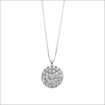 Collana oro zirconi Ambrosia Dea di Luce AGZ 399 con catena box